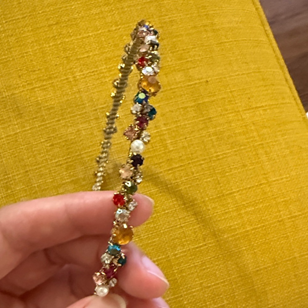 Elegant Silver Headband bejeweled! - Picture 2 of 3